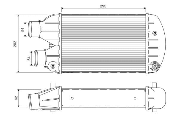 Intercooler, compresor VALEO 817881