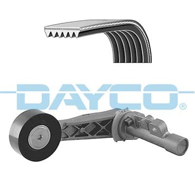 Set curea transmisie cu caneluri DAYCO KPV222