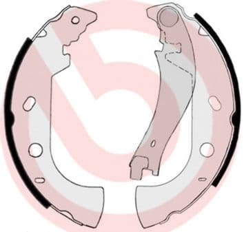 Set saboti frana BREMBO ESSENTIAL LINE S 23 514