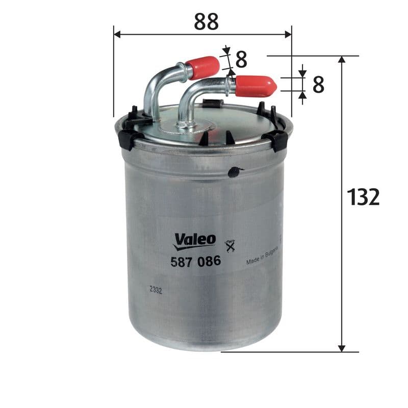 filtru combustibil VALEO 587086