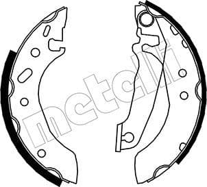 Set saboti frana METELLI 53-0119