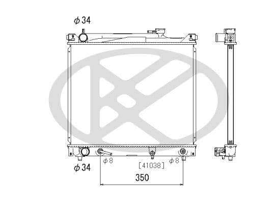 Radiator, racire motor KOYORAD PL100833