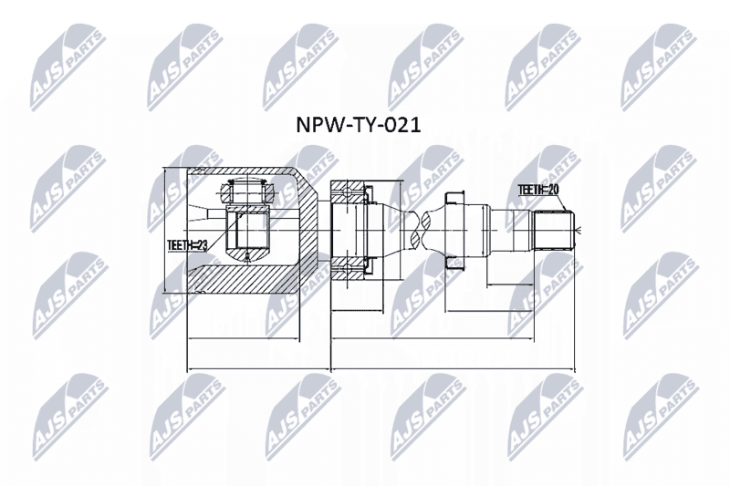 Set articulatie, planetara NTY NPW-TY-021