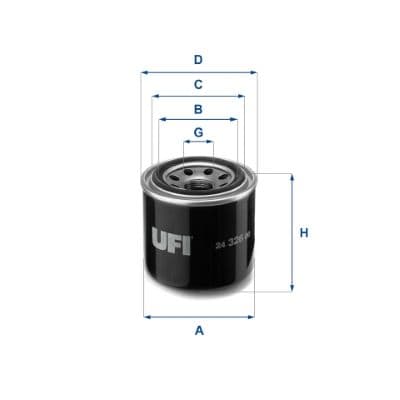 filtru combustibil UFI 24.326.00