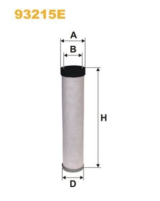 Filtru aer secundar WIX FILTERS 93215E