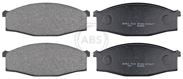 set placute frana,frana disc ABS 36954