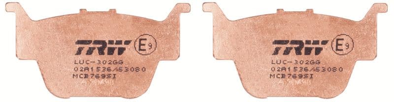 set placute frana,frana disc TRW MCB769SI