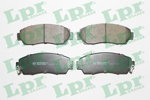 set placute frana,frana disc LPR 05P1634
