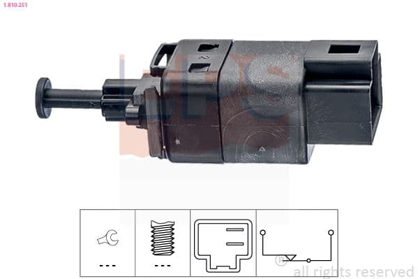 Comutator lumini frana EPS Made in Italy - OE Equivalent 1.810.251