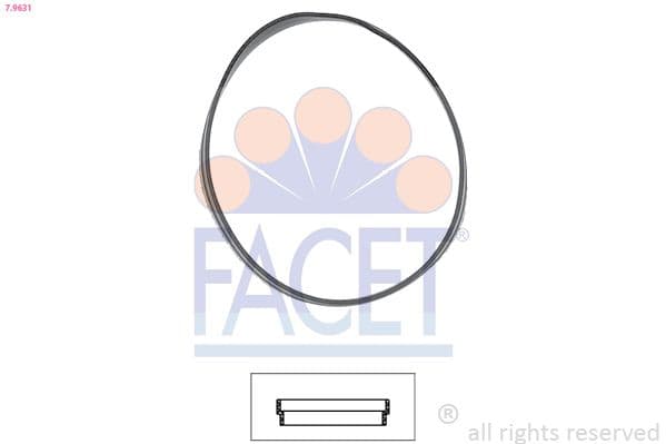 Garnitura termostat FACET Made in Italy - OE Equivalent 7.9631