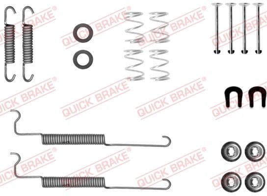 Set accesorii, sabot de frana QUICK BRAKE 105-0049