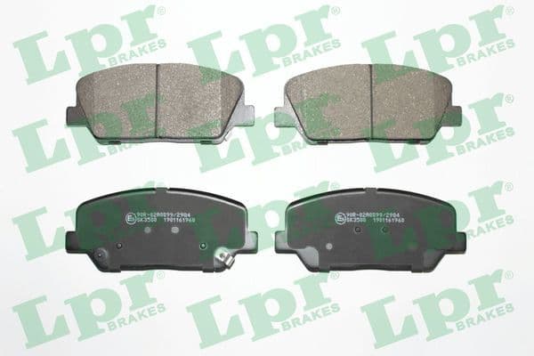 set placute frana,frana disc LPR 05P1960