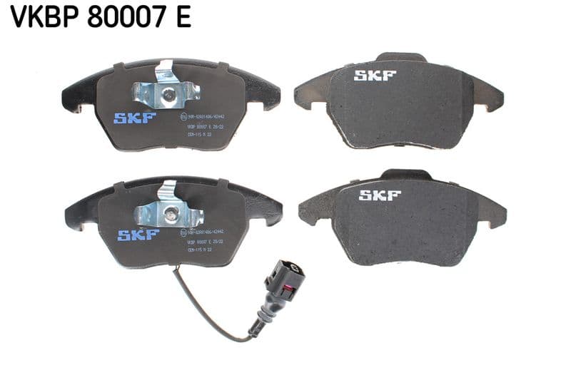 set placute frana,frana disc SKF VKBP 80007 E