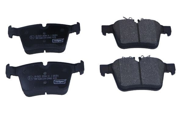 set placute frana,frana disc MAXGEAR 19-3033