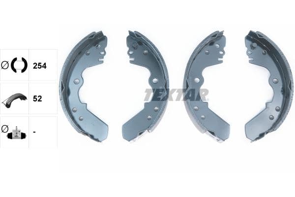 Set saboti frana TEXTAR 91045100