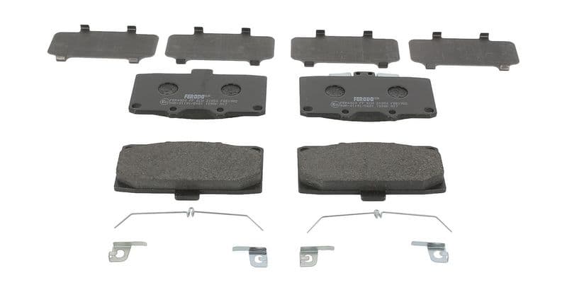 set placute frana,frana disc FERODO PREMIER ECO FRICTION FDB1982
