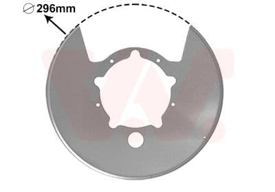 protectie stropire,disc frana VAN WEZEL 2815375