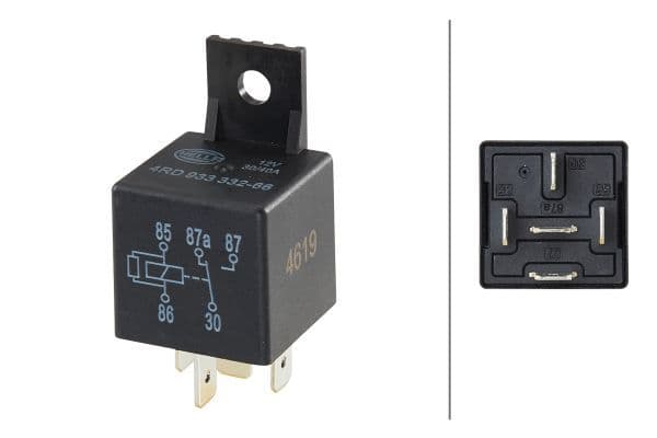 Releu, curent alimentare HELLA 4RD 933 332-661