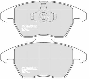 set placute frana,frana disc MOTAQUIP LVXL1254