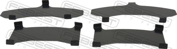 Set accesorii, placute frana FEBEST 0403-GALF