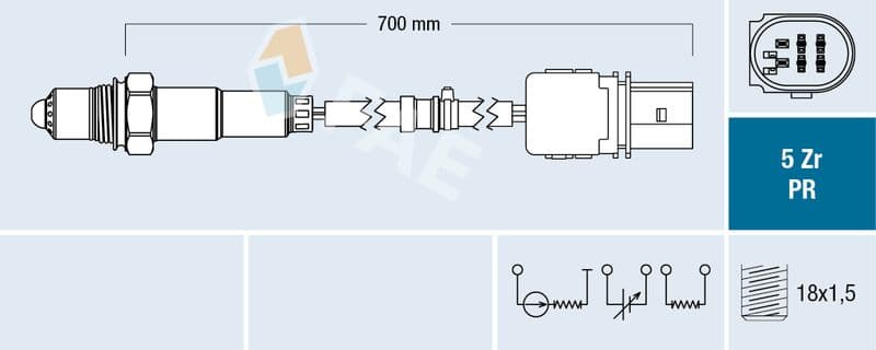 Sonda Lambda FAE 75158