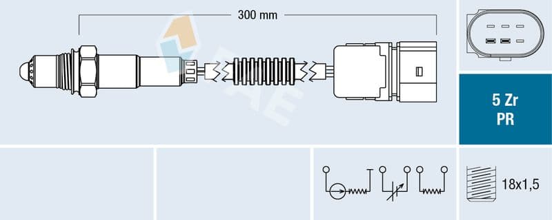 Sonda Lambda FAE 75048