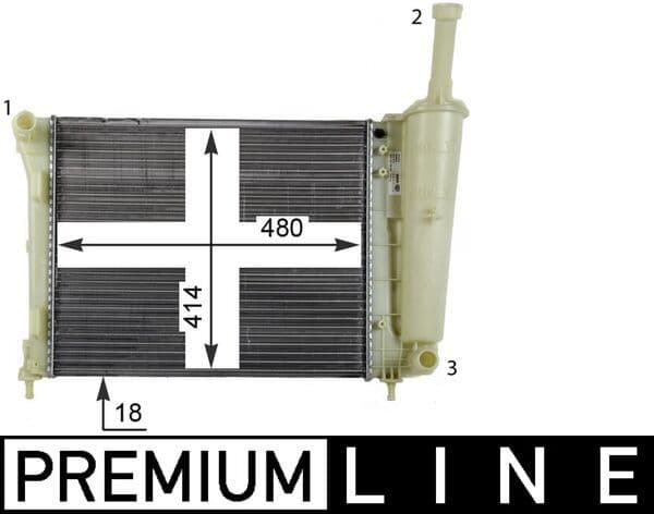 Radiator, racire motor MAHLE BEHR *** PREMIUM LINE *** CR 1859 000P