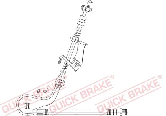 Furtun frana QUICK BRAKE 58.875X