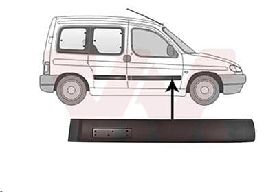 Elemente decorative/protectie, portiera VAN WEZEL 0903424