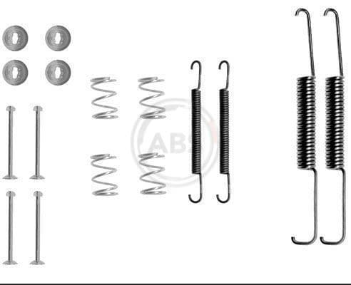 Set accesorii, sabot de frana ABS 0510Q