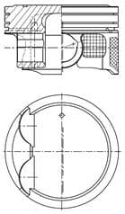 Piston KOLBENSCHMIDT 41514600