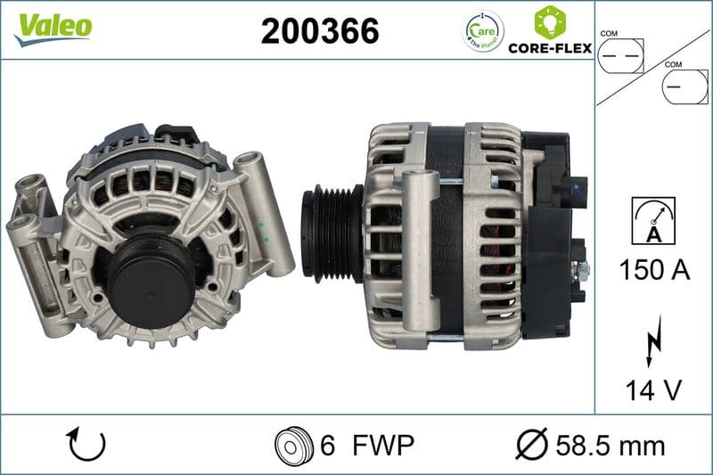 Generator / Alternator VALEO 200366