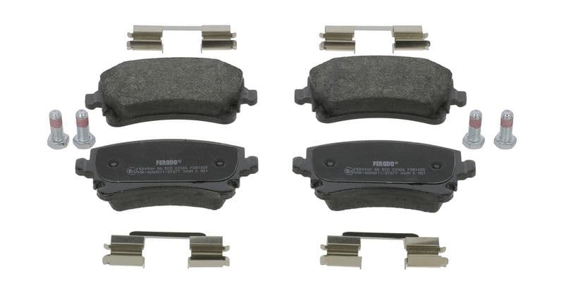 set placute frana,frana disc FERODO PREMIER ECO FRICTION FDB1655