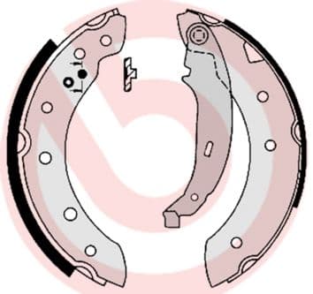 Set saboti frana BREMBO ESSENTIAL LINE S 61 520