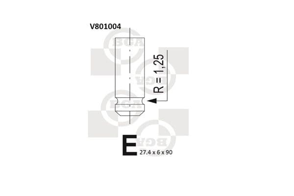 Supapa evacuare BGA V801004