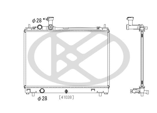 Radiator, racire motor KOYORAD PL103443