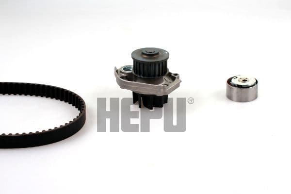 Set pompa apa + curea dintata HEPU PK12012