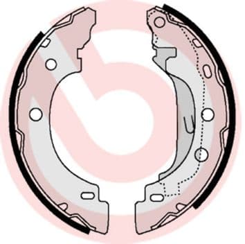 Set saboti frana BREMBO ESSENTIAL LINE S 68 523