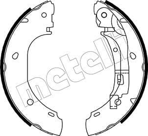 Set saboti frana METELLI 53-0082