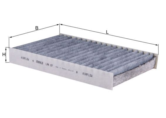 Filtru, aer habitaclu KNECHT LAK 87