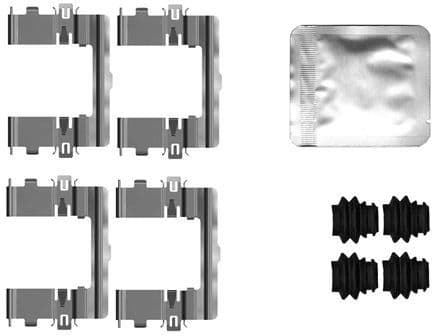 Set accesorii, placute frana TEXTAR 82562000