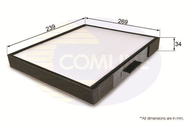 Filtru, aer habitaclu COMLINE EKF208