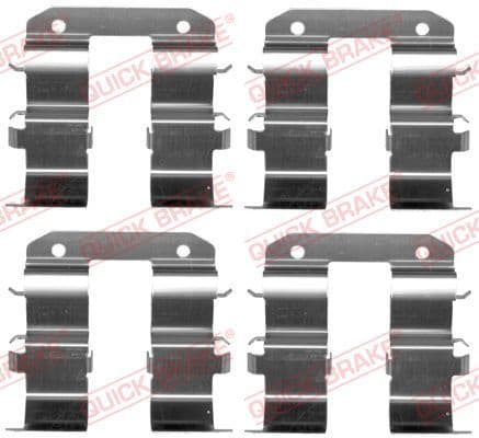 Set accesorii, placute frana QUICK BRAKE 109-1734