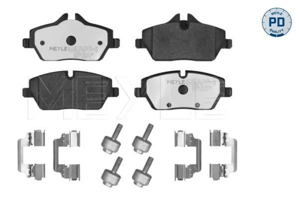set placute frana,frana disc MEYLE -PD: Advanced performance and design. 025 239 1514/PD