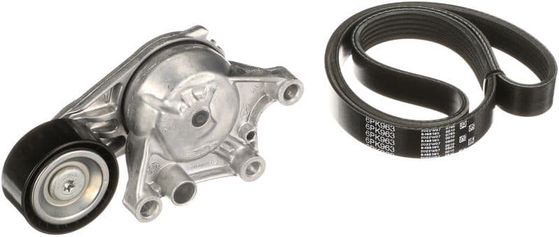 Set curea transmisie cu caneluri GATES Micro-V® K026PK963
