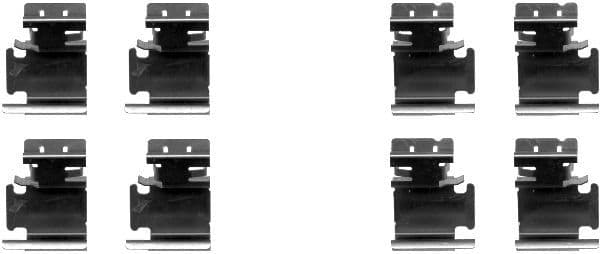 Set accesorii, placute frana TEXTAR 82054300