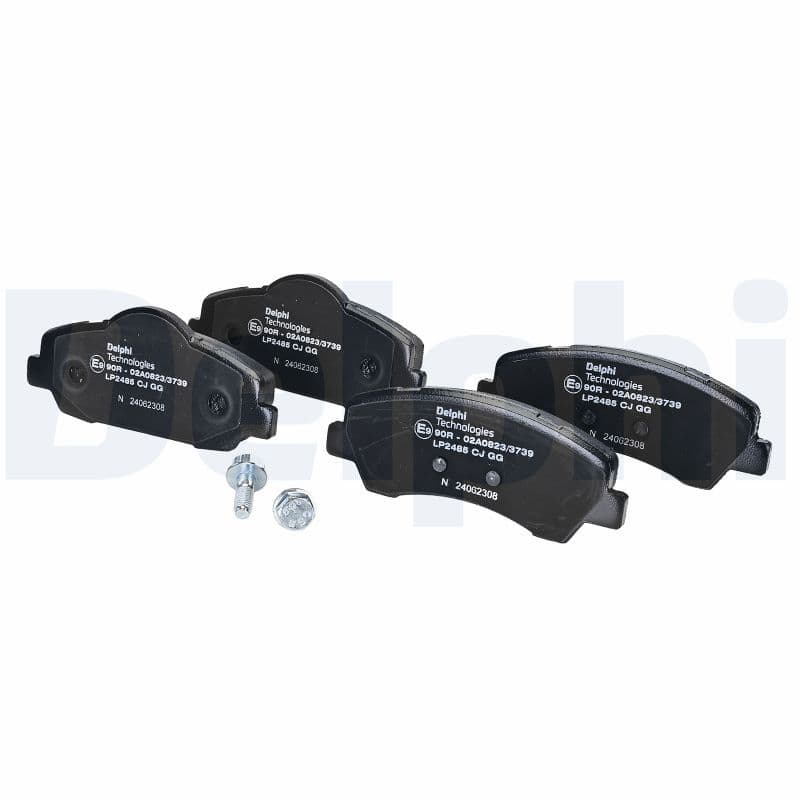 set placute frana,frana disc DELPHI LP2485