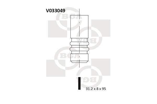 Supapa evacuare BGA V033049