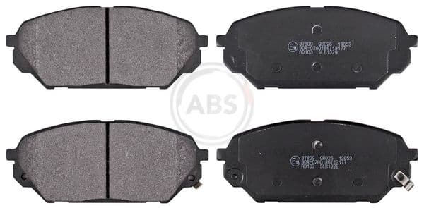 set placute frana,frana disc ABS 37809