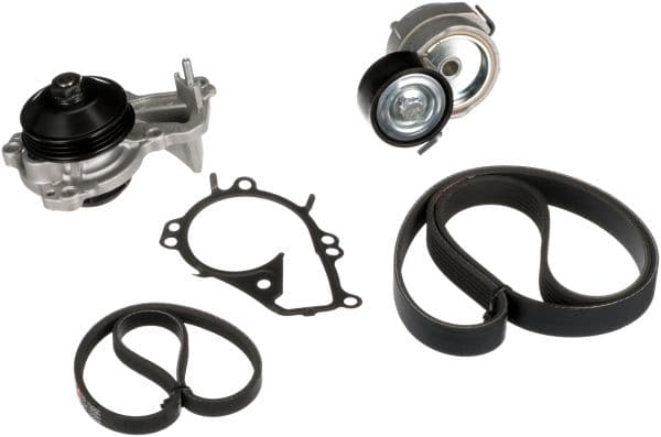 Pompa apa + Set curea transmisie cu caneluri GATES Micro-V® KP136PK1070